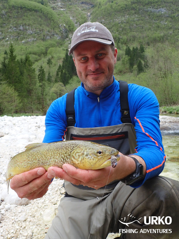 Urko Fishing Adventures Angling Service Fly Fishing Lepena River Marble Trout Slovenia