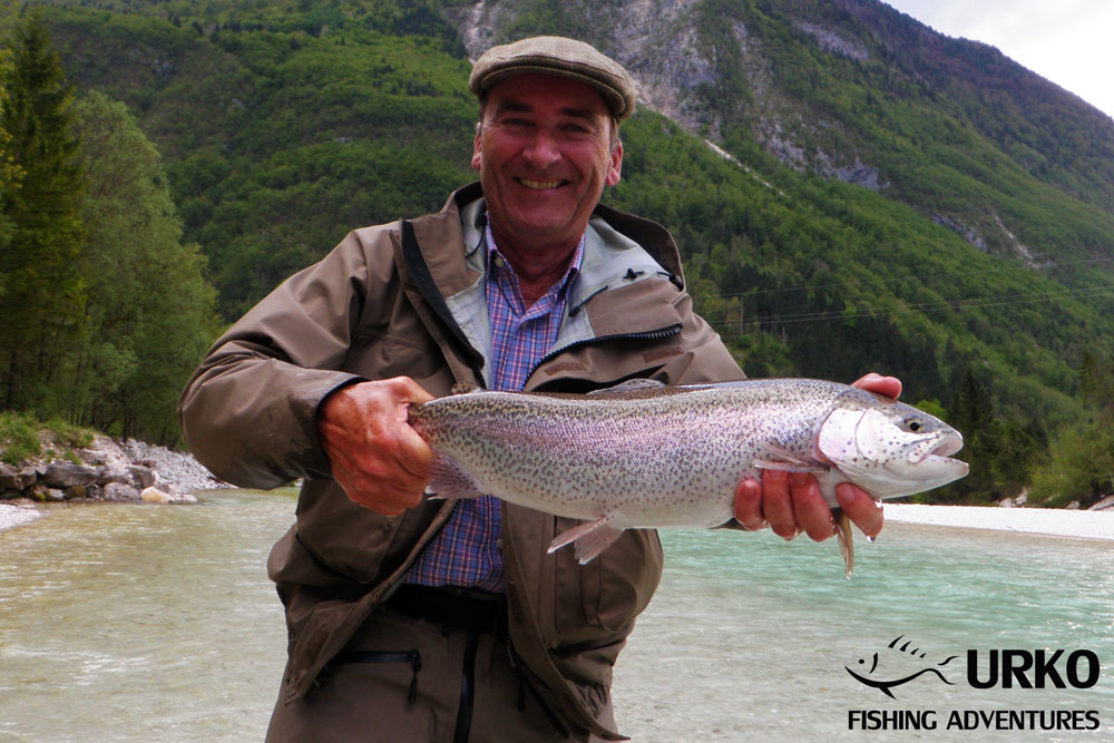 Urko Fishing Adventures Angling Service Fly Fishing Soca River Rainbow Trout Slovenia