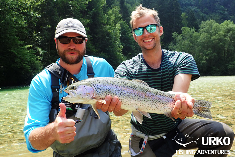 Urko Fishing Adventures Angling Service Fly Fishing Sava Bohinjka River Rainbow Trout Slovenia